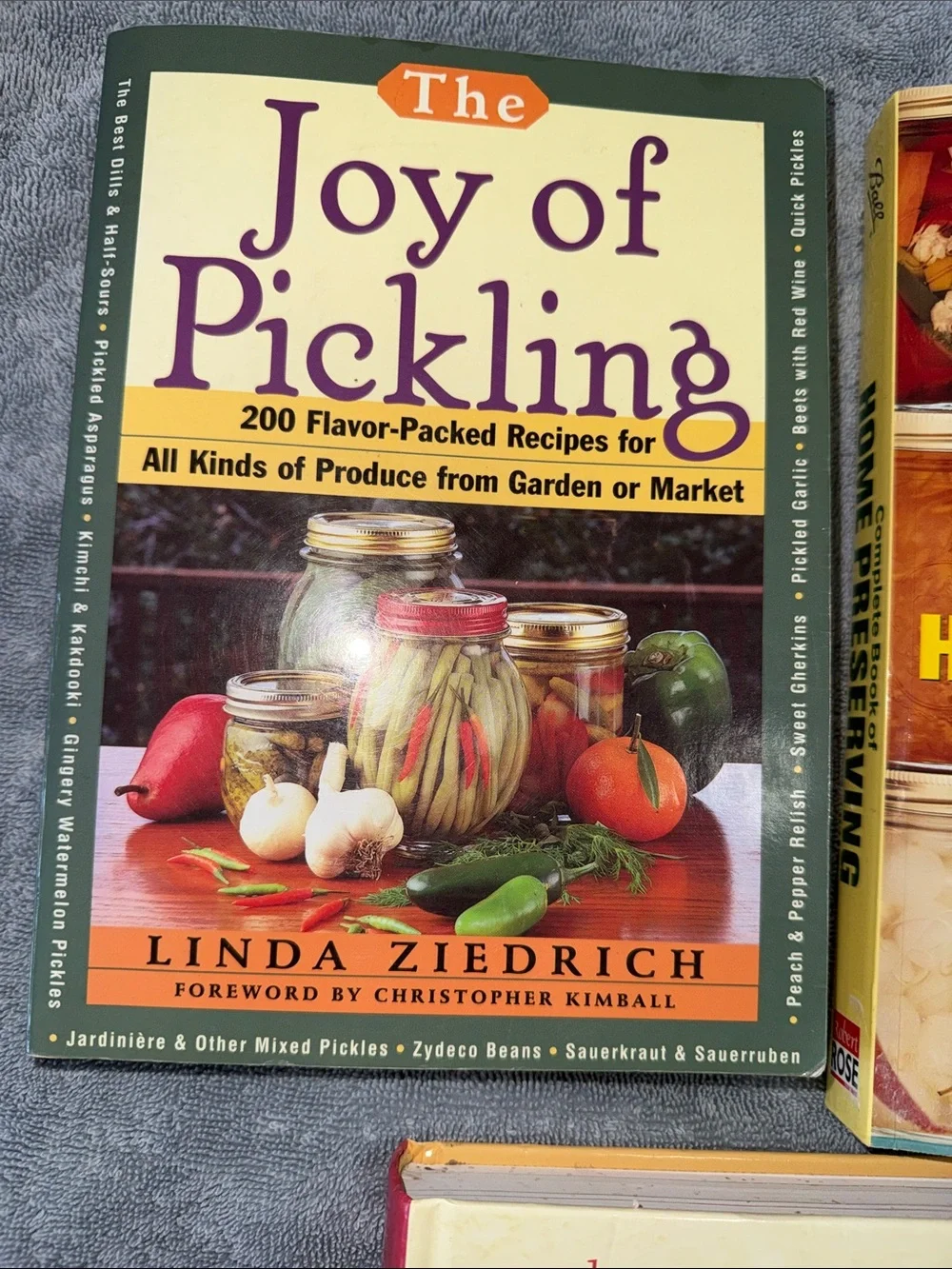 The Joy of Pickling -  Preserving and Pickling - Cookbook Lot
